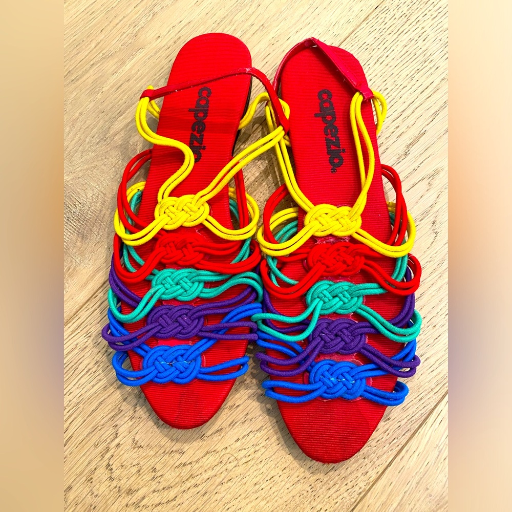 Capezio Multi-Color Sandals - Sz 8